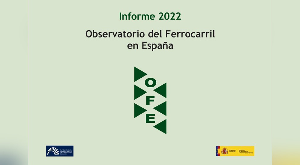 Disponible el Informe del Observatorio del Ferrocarril en Espaa 2022